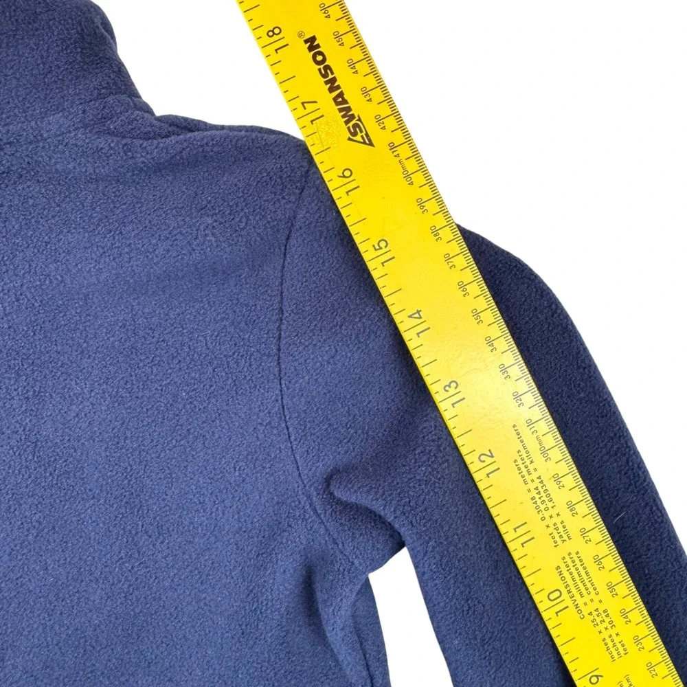 Converse All Star Jacket Size 4 Boys Fleece Quarter Zip Pullover Navy‎ NEW NWT